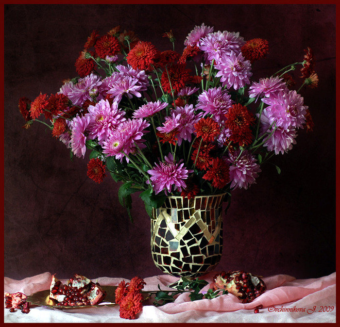 Цветы и натюрморты от Юлии Овчинниковой - цветы, натюрморт, букет, живопись - оригинал