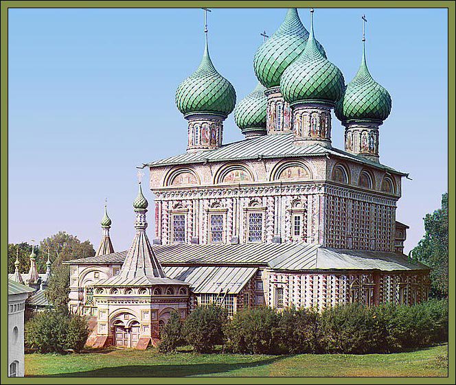 собор с зелёными куполами - собор - оригинал