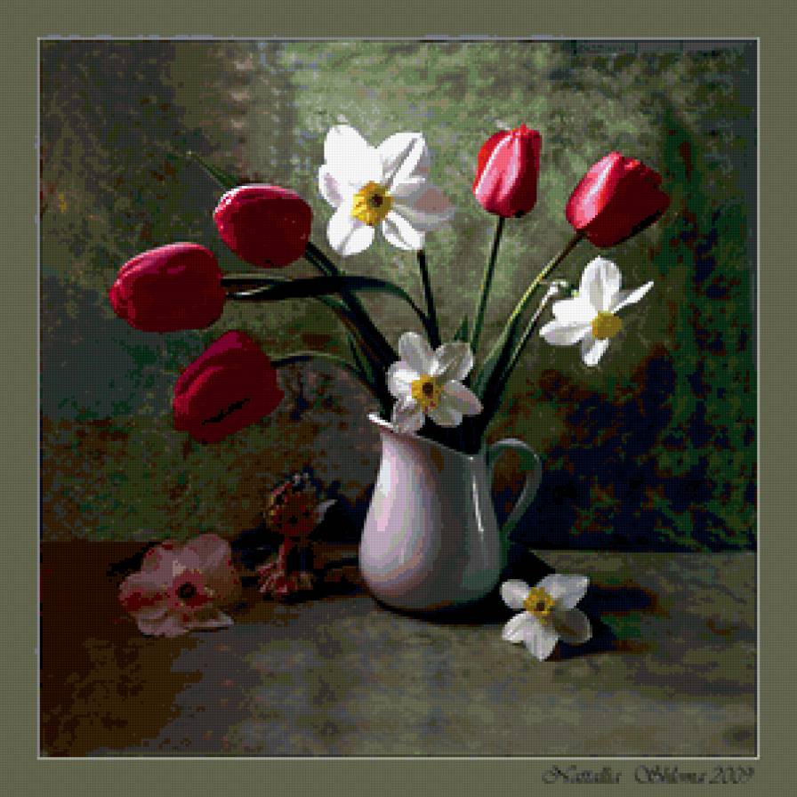 №410091 - букет, натюрморт, цветы - предпросмотр