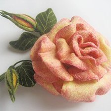 Оригинал схемы вышивки «роза» (№410748)