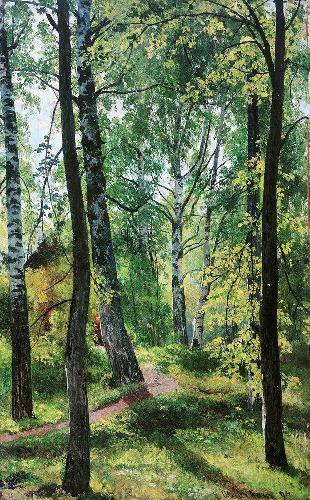 Шишкин И.И. Лиственный лес - пейзаж, деревья, живопись, природа - оригинал