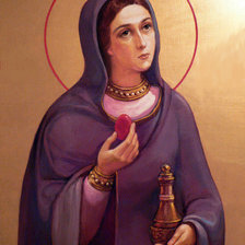 Оригинал схемы вышивки «св.Мария Магдалина» (№414349)