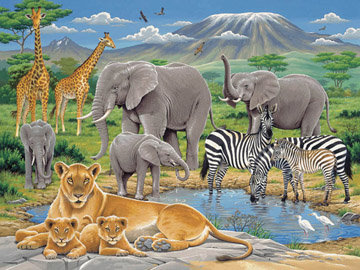 Африка - животные, африка - оригинал