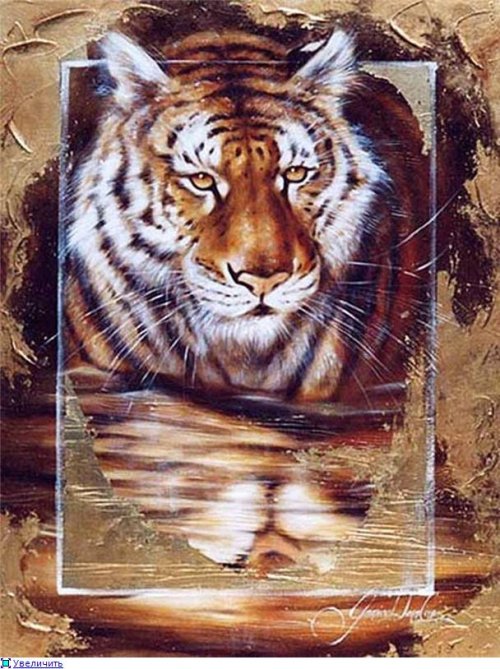 Серия "Большие кошки" - кошки, животные, тигры - оригинал