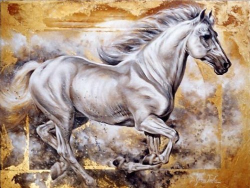 Серия "Кони" - кони, лошади, животные - оригинал