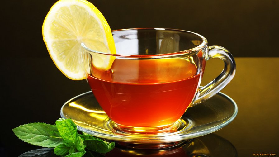 Чай с лимоном - чай, для кухни - оригинал