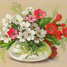 Оригинал схемы вышивки «цветы» (№415712)