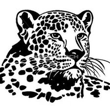 Оригинал схемы вышивки «леопард» (№418920)