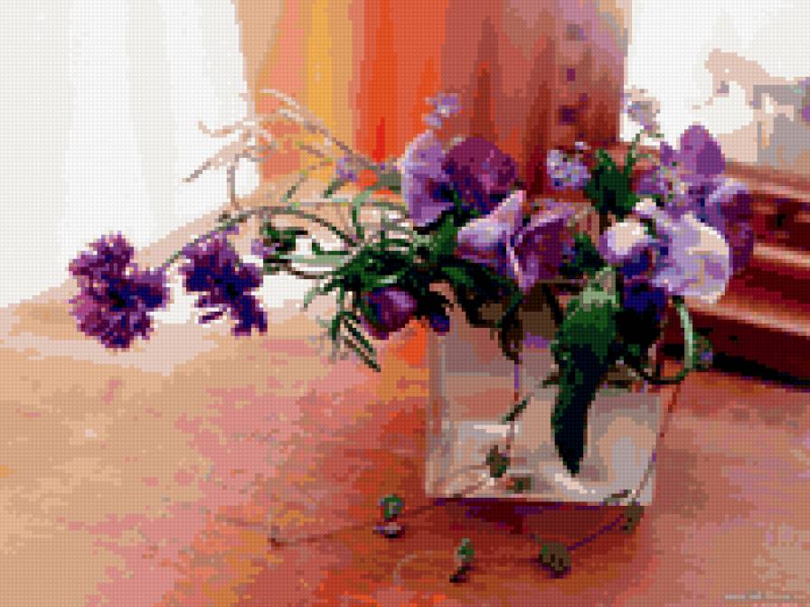 букетик - цветы, васильки - предпросмотр