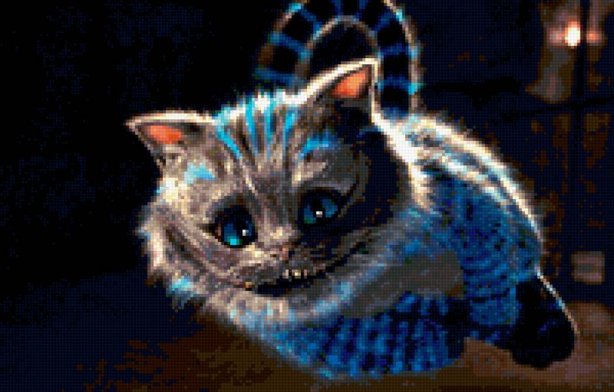 чеширский кот - кот, алиса в стране чудес, чешир - предпросмотр