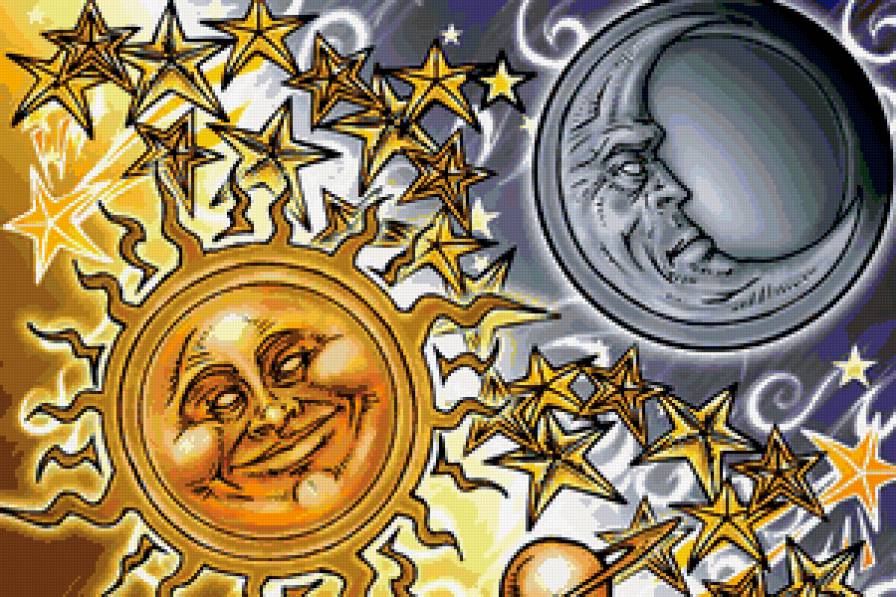 солнце и луна - предпросмотр