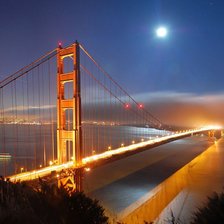 вечерний мост