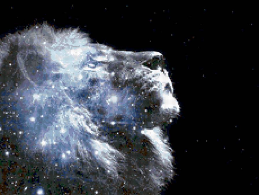 созвездие льва - зодиак, космос - предпросмотр