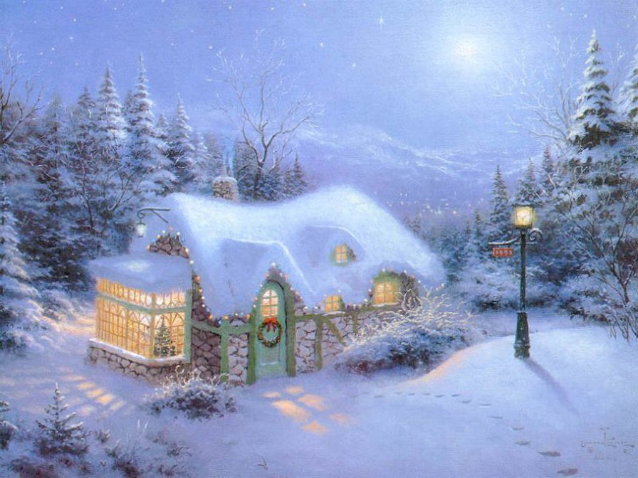 Рождественский дом - домик - оригинал