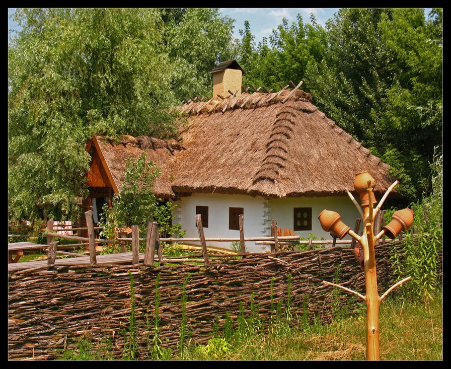 Лето в деревне - домик - оригинал
