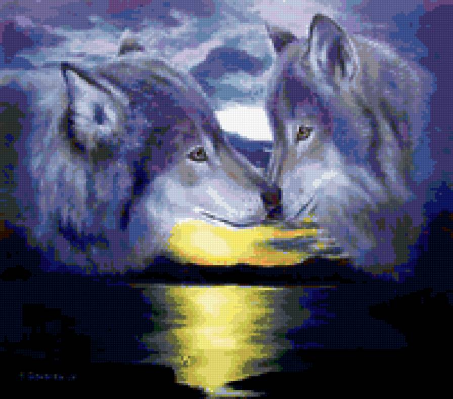 Волки...) - животные, романтика - предпросмотр