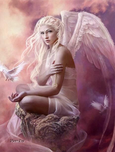 ангел - девушка, ангел, фэнтези - оригинал