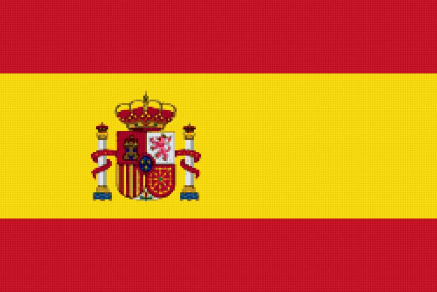 Флаг Испании - предпросмотр