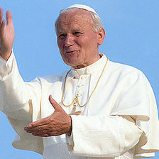 Оригинал схемы вышивки «papież Jan Paweł II» (№424108)