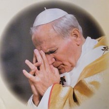 Схема вышивки «papież Jan Paweł II»