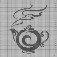 Схема вышивки «чайник»