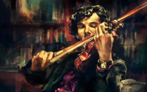 Скрипач - мужчина, музыка.скрипка - оригинал