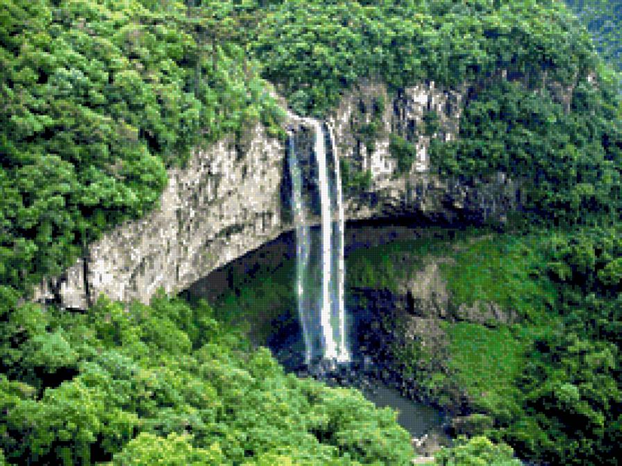 гірський водопад2 - природа гори водоспад - предпросмотр
