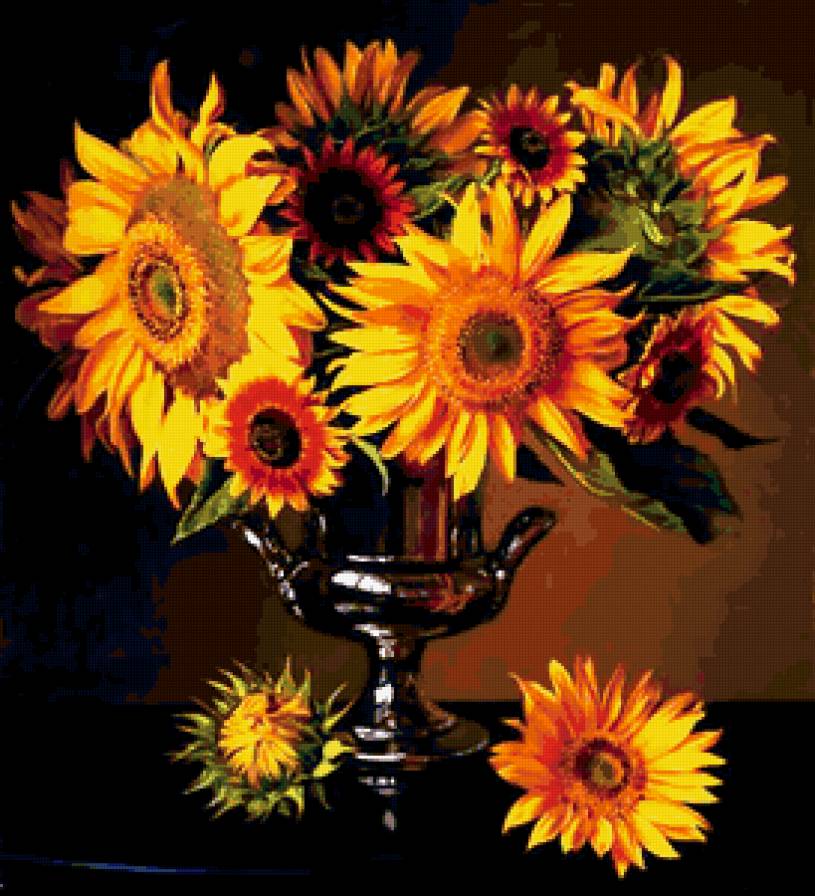 №427546 - букет, живопись, цветы, натюрморт, evan wilson - предпросмотр