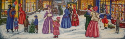 Викторианское рождество - зима, радость, праздник - оригинал