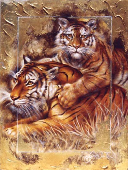 Серия "Большие кошки" - животные, тигры, кошки - оригинал