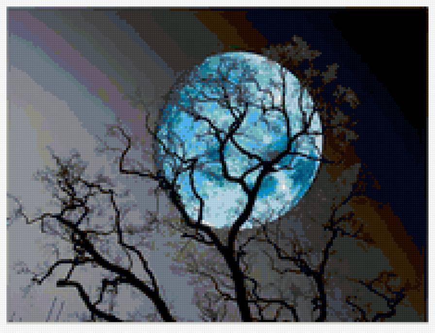 Голубая луна - предпросмотр