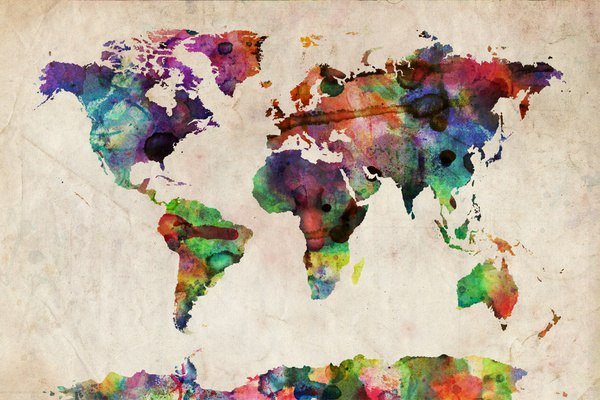 карта мира - карта, мир, разное - оригинал