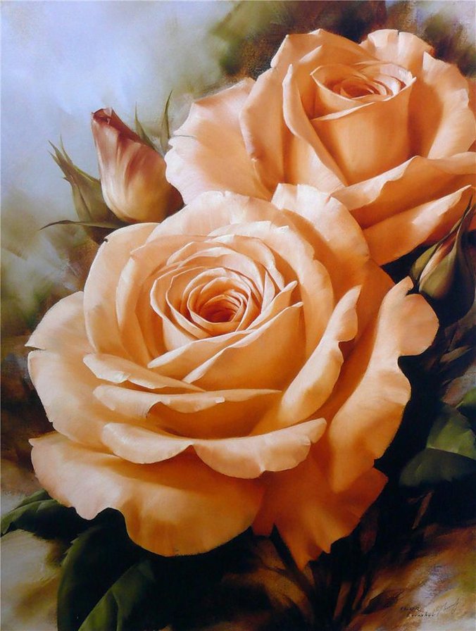 Серия "Букет" - букет, розы, цветы - оригинал