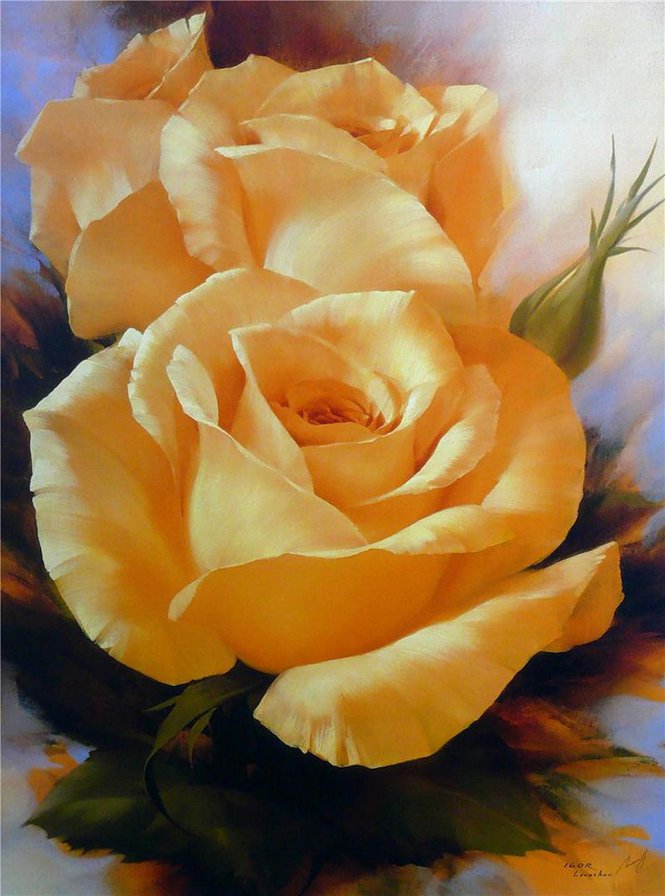 Серия "Букет" - розы, букет, цветы - оригинал