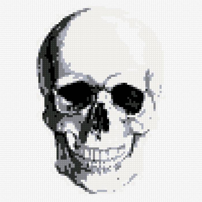 skull 1 - готика, смерть, череп - предпросмотр