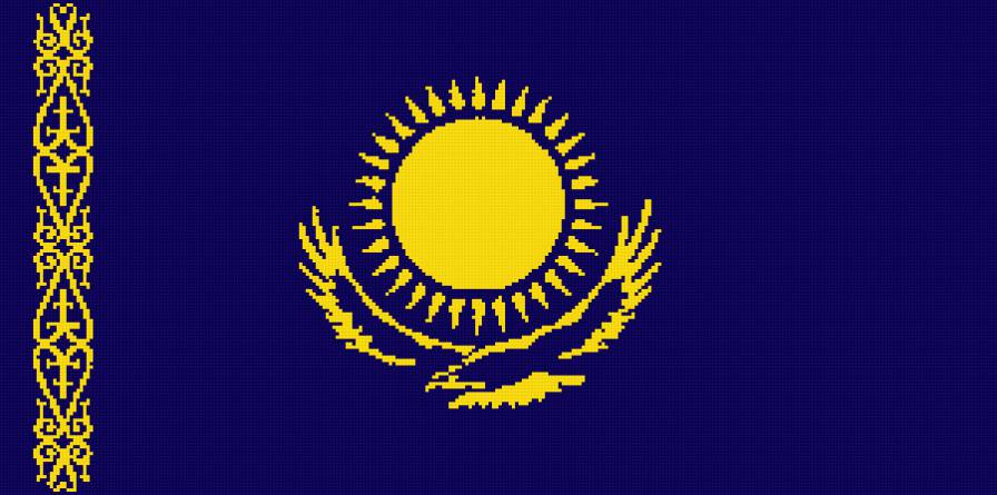 Флаг казахстана - предпросмотр