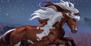 красивые лошади (подборка) - конь, звезды, красочно, год лошади, лошадь, небо, животные - оригинал