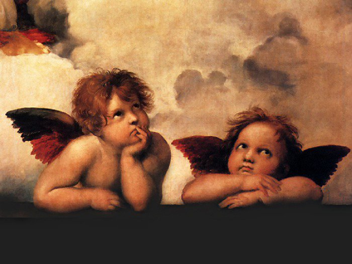 Ангелы Рафаэля - ангелы, знаменитые художники - оригинал