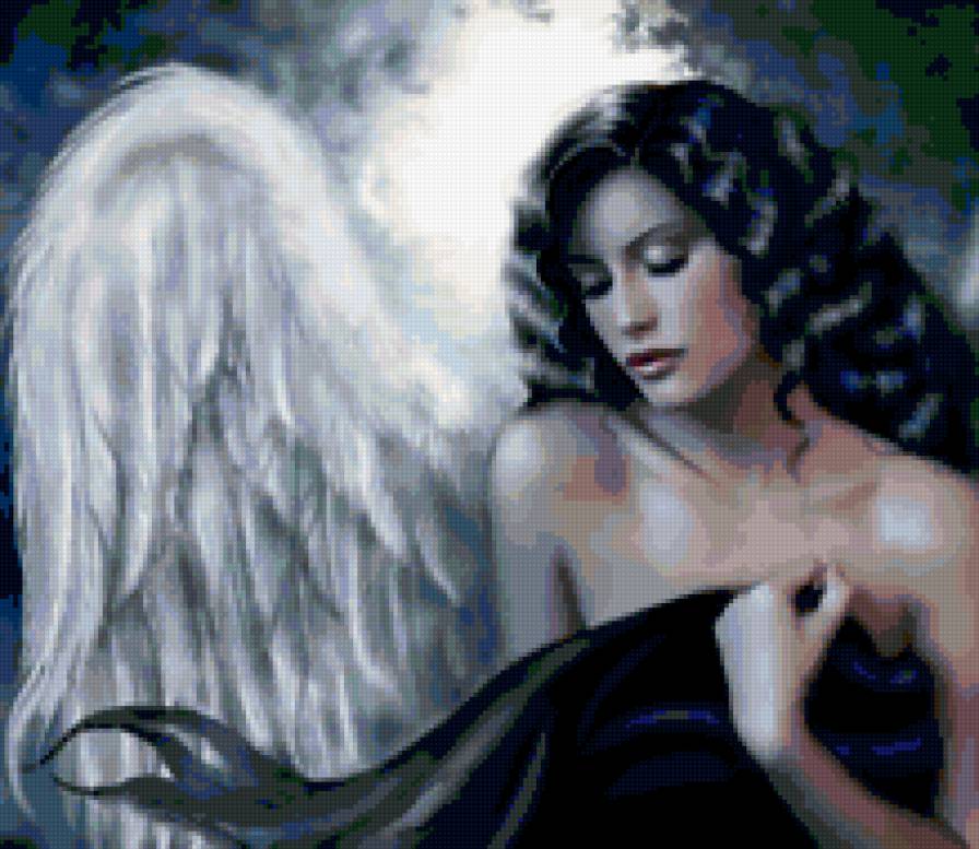 Падший ангел - девушки, ангел - предпросмотр