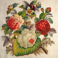 Оригинал схемы вышивки «розы» (№433889)