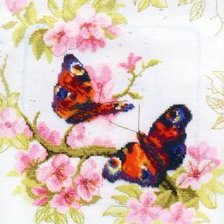 Оригинал схемы вышивки «бабочки» (№433926)