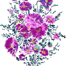 Оригинал схемы вышивки «цветы» (№434050)