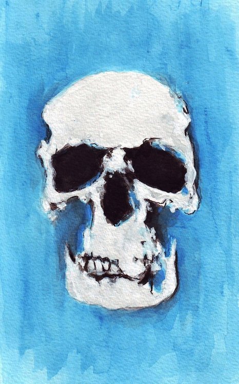 skull 4 - череп, шерлок, готика, смерть - оригинал
