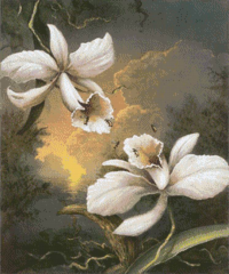 картина Кувина Слоана - цветы - предпросмотр