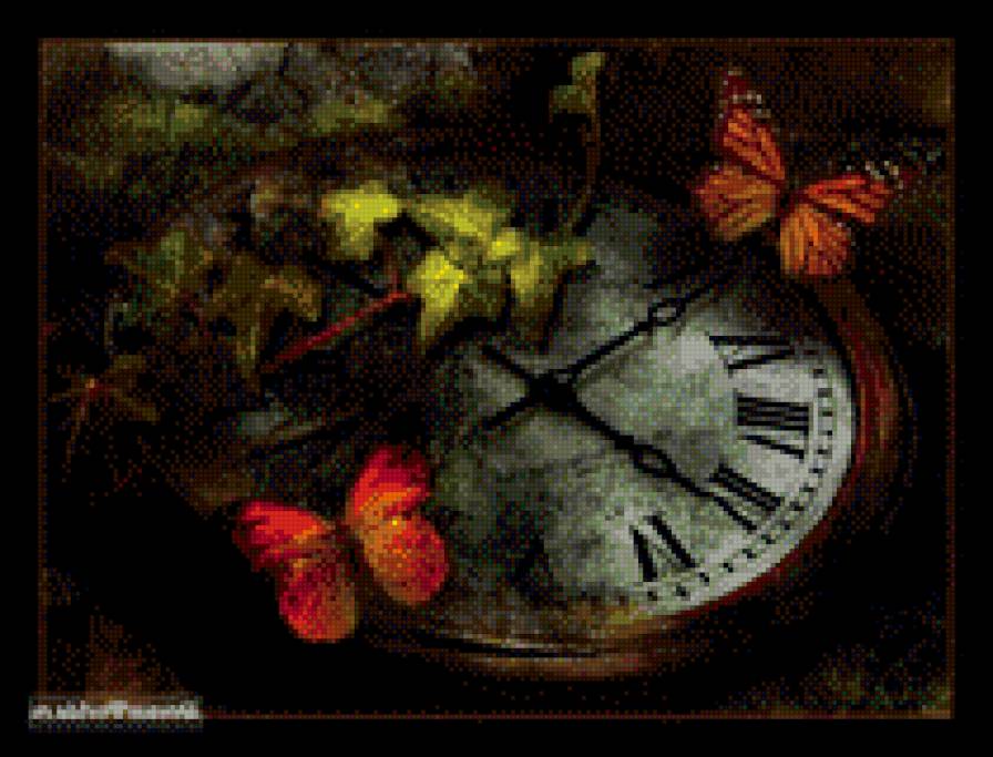 бабочки и время - время, бабочки, отдых - предпросмотр