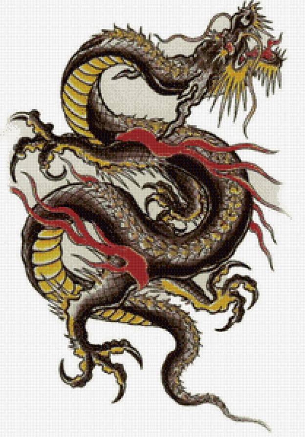 Дракон - китай, дракон - предпросмотр