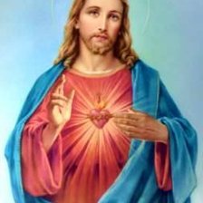 Схема вышивки «сердце исуса»