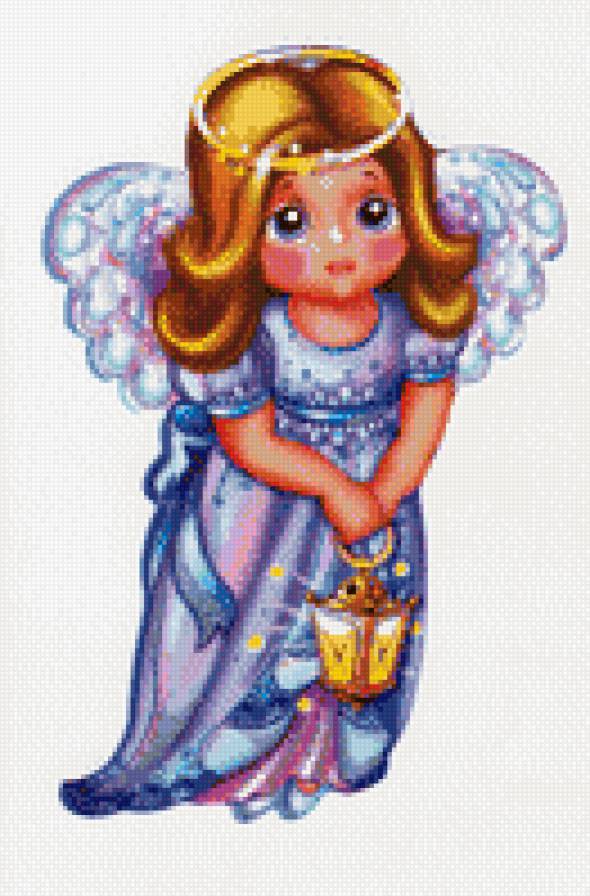 №440406 - девочка, детям, в детскую, ангел, дети, ангел-хранитель, для детей - предпросмотр