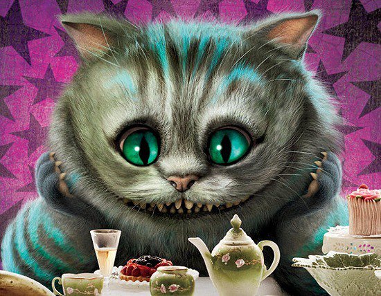 чеширский кот - сказка, алиса в стране чудес, кот - оригинал