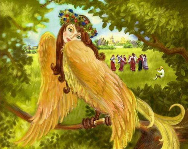 Гамаюн - мифология, птица-девушка - оригинал